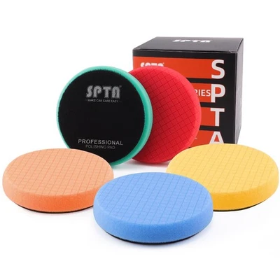Buffing Sponge Pads, SPTA 5Pcs 6.5 Inch Face for 6 Inch 150mm Backing Plate - Image 1 of 4