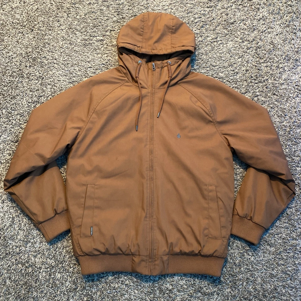 Volcom Hernan 5k Coat - Men's (M) - Golden Brown, Water Resistant, Snow/SKI Gear - Image 1 of 4