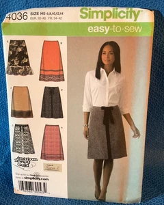 Simplicity Pattern Skirt Length Variations 6 to 14 Uncut 4036 MAP - Picture 1 of 3