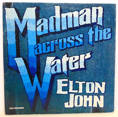 Elton John - Madman Across The Water - 1973 MCA  Records Classic Rock Viny LP - Image 1 of 4