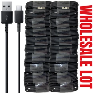 500X Wholesale Bulk USB C / Type C Cable Fast Charger Lot For Samsung Data Cord - Picture 1 of 19
