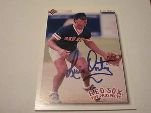 LUIS ORTIZ AUTOGRAPHED 1992 UPPER DECK MINOR LEAGUE CARD-RED SOX - Picture 1 of 1