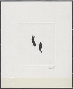 France Sc1976 World War II, Liberation of France, Peace, Signed Die Proof Essay - Picture 1 of 1