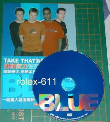 Blue All Rise 2002 Version 2-Track Remix Taiwan only Promo CD - Bild 1 von 2