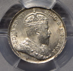 Hong Kong 1904 5 Cents PCGS UNC PC0716 combine shipping - Picture 1 of 3