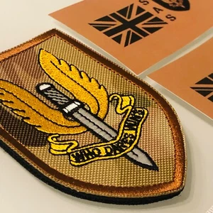 Military Patch flag United Kingdom Special Forces Toppa Great Britain + ADESIVI - Picture 1 of 3