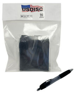 USDISC Mini Paper Sleeves 100g Window, Flap (Black) Lot