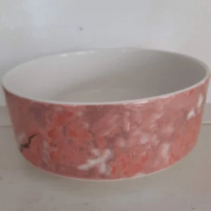 4 Villeroy & Boch Warm peach marble Siena Coup Cereal Soup bowls 4 3/4"" rare - Picture 1 of 5