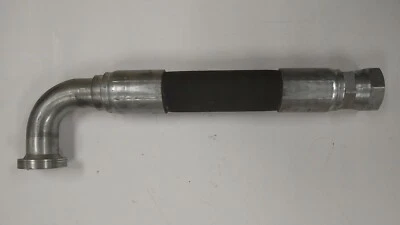 PARKER 1-1/2" FJIC SWIVEL TO 1-1/2" 90° CODE 61 SPLIT FLANGE HOSE ASSEMBLY - Image 1 of 4