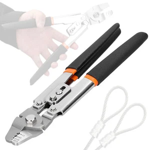 Portable Wire Rope Crimping Tool Clamp Plier Wire Rope Pressing Connector Y0R7 - Picture 1 of 9