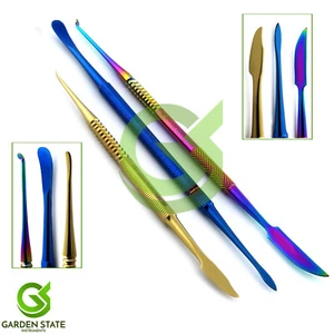 3Pcs Multi Color Carvers Lecron Zahle Beale Double Ended Wax Mixing Carvers Lab - Picture 1 of 5