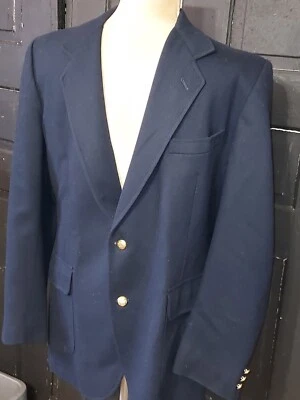Abrigo Chaqueta Blazer Deportivo De Lana Pendleton De Colección Para Hombres 44L Azul Marino Botones Dorados Foto 1 de 4