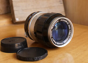 Nikon Nikkor-Q Auto 135mm F3.5 Telephoto Lens Tested, Working, Please Read