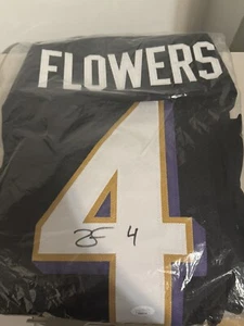 Autogramm/signed Zay Flowers Baltimore schwarz Football Trikot JSA zertifiziert XL - Bild 1 von 4
