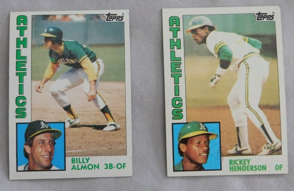 1984 Topps Oakland A's Baseball Card Pick one - Image 1 of 1