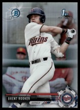 2017 Bowman Draft Chrome Brent Rooker Refractor #BDC-122 1st Prospect Card