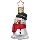 Bałwan, Mini bałwan 6,5cm Inge-Glass® Miniatury Ozdoby świąteczne