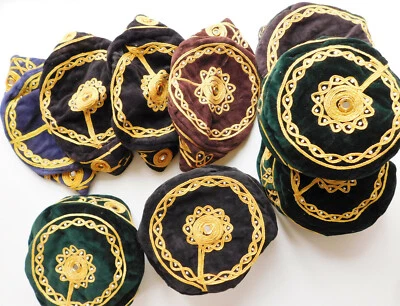 9 small hats velvet caps size 49-54 school play dance theatre costume Job lot B — 第 1/3 张图片