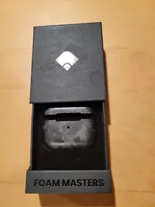New Airpod Pro 1 Matte camo Foam Masters Genuine Carbon Fiber Case - Picture 1 of 1