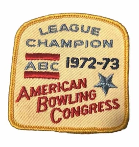 Vintage American Bowling Congress 1972-73 League Champion ABC Patch Memorabilia - Bild 1 von 2