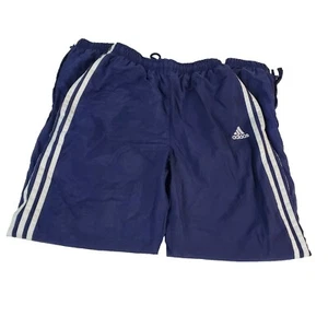 Adidas Boys Pants, Size 5, Blue with 3 Stripes with pockets and zipper on ankles - Picture 1 of 10