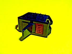 DYNACO PAT-5 MARK VI HAFLER OTHERS CARLING TOGGLE SWITCH 331103 AMBER LENS - Picture 1 of 4