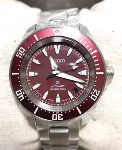 Reloj Hombre SEIKO PROSPEX SBDY129 Rojo SAMURAI Diver 200m Nuevo en Caja Clásico - Imagen 1 de 15
