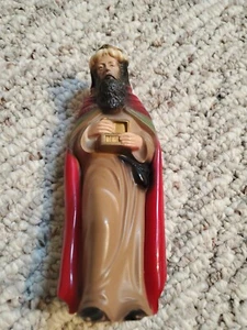 Vintage 6" Nativity Wise Man Replacement Piece Celluloid Hard Plastic #2 - Picture 1 of 1