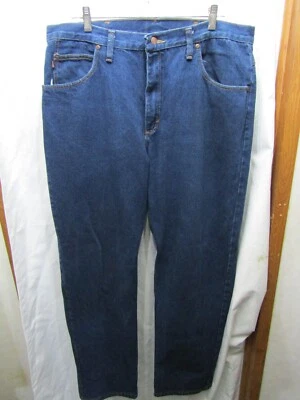 MENS RED KAP VERY NICE BLUE JEAN PANTS SIZE 38X32 - Image 1 of 4