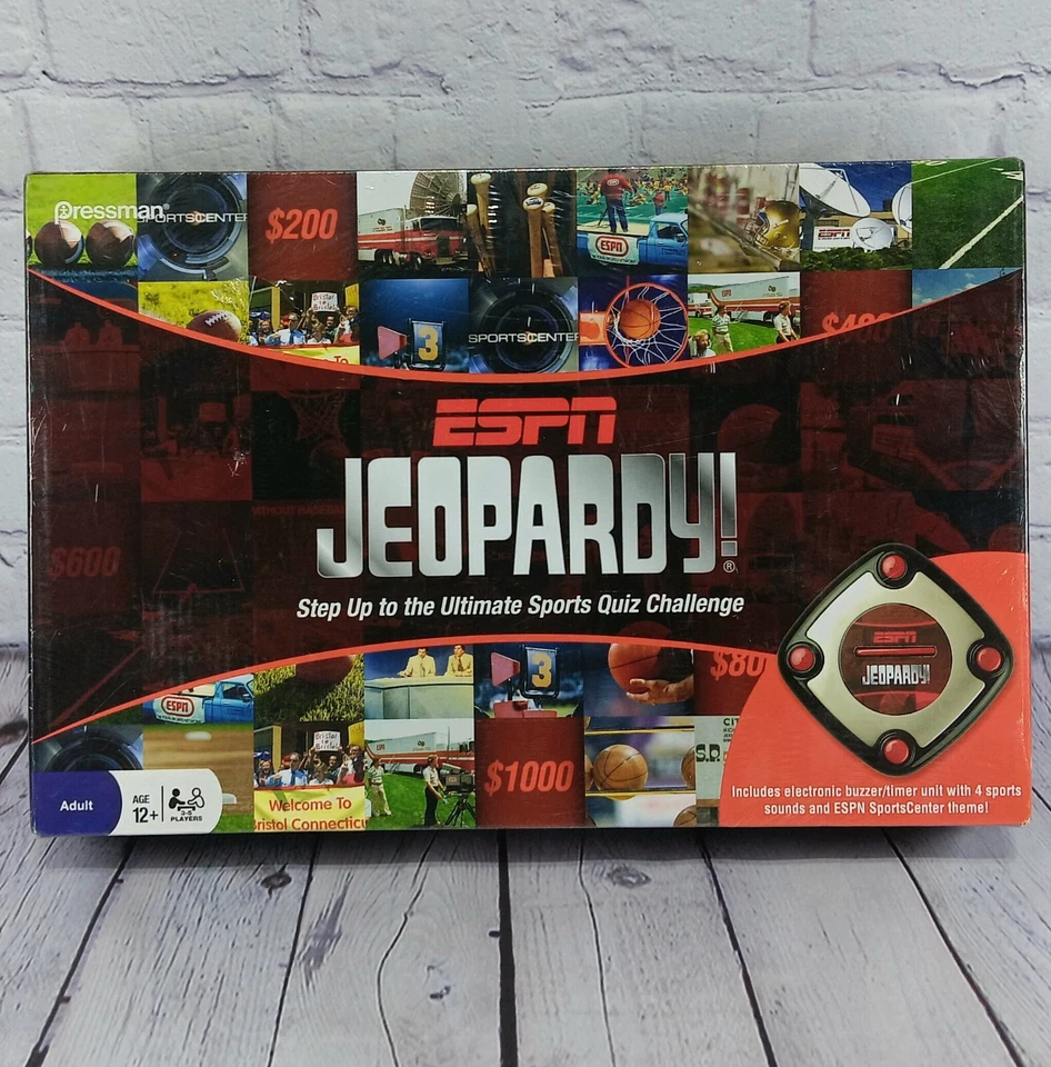 Pressman ESPN Jeopardy Ultimate Sports Quiz Challenge Trivia Game 2008 Gm1191