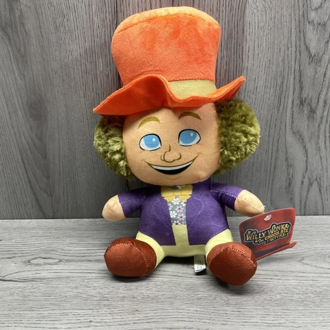 Brand New Willy Wonka And The Chocolate Factory 8” Toy Factory Stuffed Plush Cover