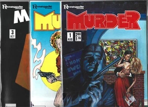 MURDER #1-#3 SET (NM-) HIGH GRADE COPPER AGE RENEGADE, STEVE DITKO & ALEX TOTH - Picture 1 of 1