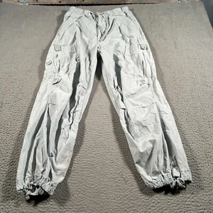 Pantaloni cargo Jaded London paracadute donna piccoli (2) grigio chiaro larghi tempo libero - Foto 1 di 12