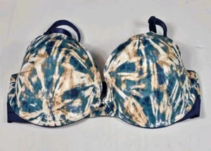 Victoria's Secret PINK Wear Everywhere T Shirt Lightly Lined Bra 32DD Tie Dye - Picture 1 of 7