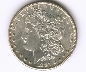 1881-S $1 Morgan Silver Dollar Gem BU Superb Details Blazing Mint Luster - Picture 1 of 2