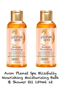 Avon Planet Spa Blissfully Nourishing Moisturising Bath Oil 150mlx2 - Picture 1 of 1