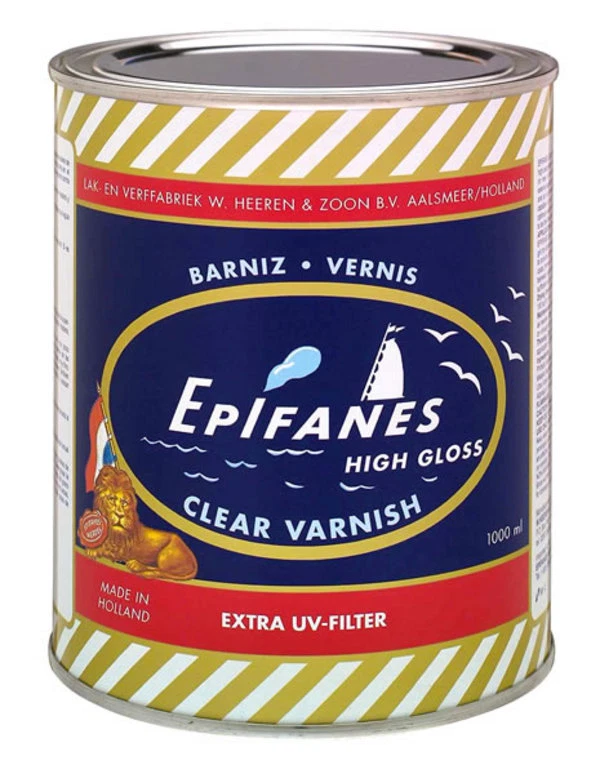 Epifanes Clear Varnish Vernice marina monocomponente lucida brillante 1 litro - Immagine 1 di 1
