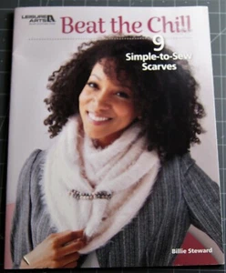 BEATING THE CHILL 9 Simple to sew Scarves by Leisure Arts - Picture 1 of 2