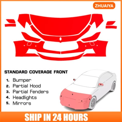 PreCut Paint Protection Film Clear Bra PPF Kit For Maserati Ghibli 2014-2017 - Image 1 of 4