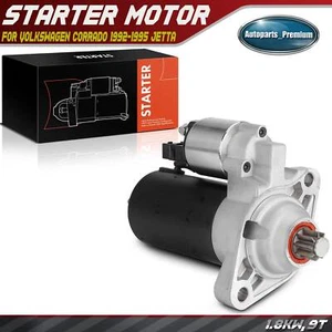 Starter Motor for Volkswagen Corrado 1992-1995 Jetta 94-02 Passat 1.8kW 9T CCW - Picture 1 of 8