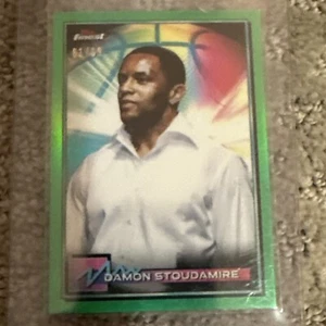 2021 Topps Finest Green Refractor #57 Damon Stoudamire 61/99 - Picture 1 of 1