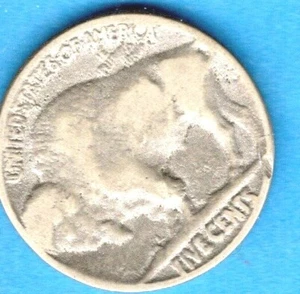 (Pgasteelers1)  Buffalo Nickel 1928 Error Lettering doubled on both sides - Picture 1 of 2
