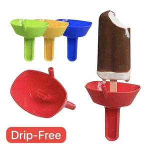 Soporte para paletas de helado sin goteo de 4 piezas con desorden de paja golosina congelada soporte para paleta de hielo color - Imagen 1 de 12
