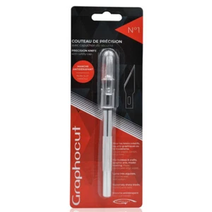 Couteau N°1 GRAPHOCUT antidérapant + capuchon sécurité - Imagen 1 de 1