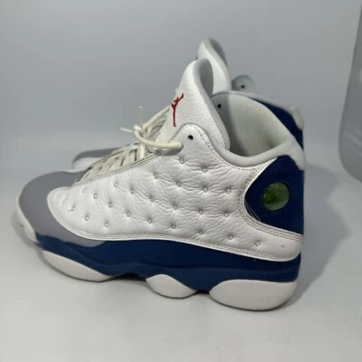 Nike Air Jordan 13 Talla 10.5 Blanco Rojo Fuego Azul Francés 414571-164 Foto 1 de 4