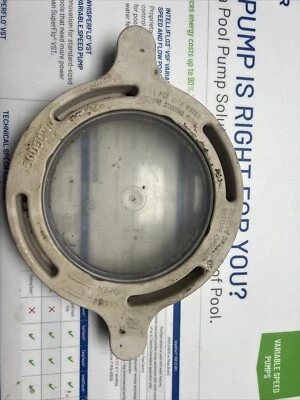 Pentair, Pump Cover P/N 350091 Lid Clamp P/N 350090 Almond  USED - Image 1 of 2