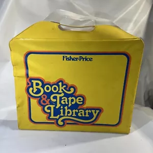 Vintage Fisher Price Book & Tape Library FAIR Condition Set Of Cassettes + Books - Foto 1 di 6