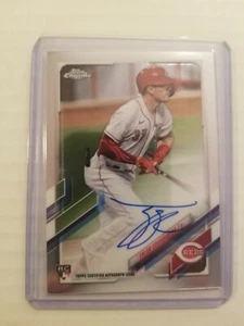 2021 Topps Chrome Autograph Tyler Stephenson RC #RA-TS Auto Cincinnati Reds - Picture 1 of 2