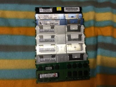 22GB RAM  Card Lot For PC 9 Pcs PC2-5300 Samsung/Nanya/Pyramid??? - Image 1 of 4