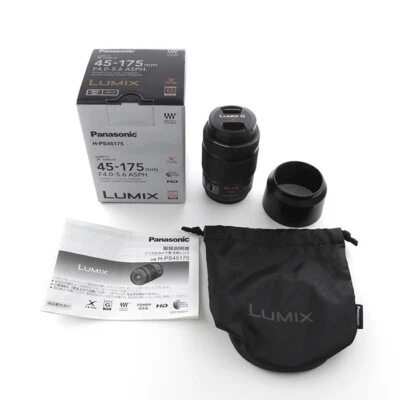 Panasonic Lumix G X Vario PZ 45-175mm f/4.0-5.6 ASPH. Lens - Black - New from JP - Image 1 of 4